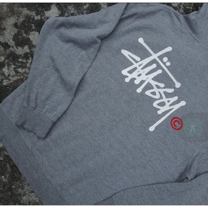 ZIP HOODIE STUSSY SECOND BASIC LOGO