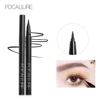Image of 【BPOM】 FOCALLURE Tahan air Black Liquid Eyeliner Pensil - Makeup