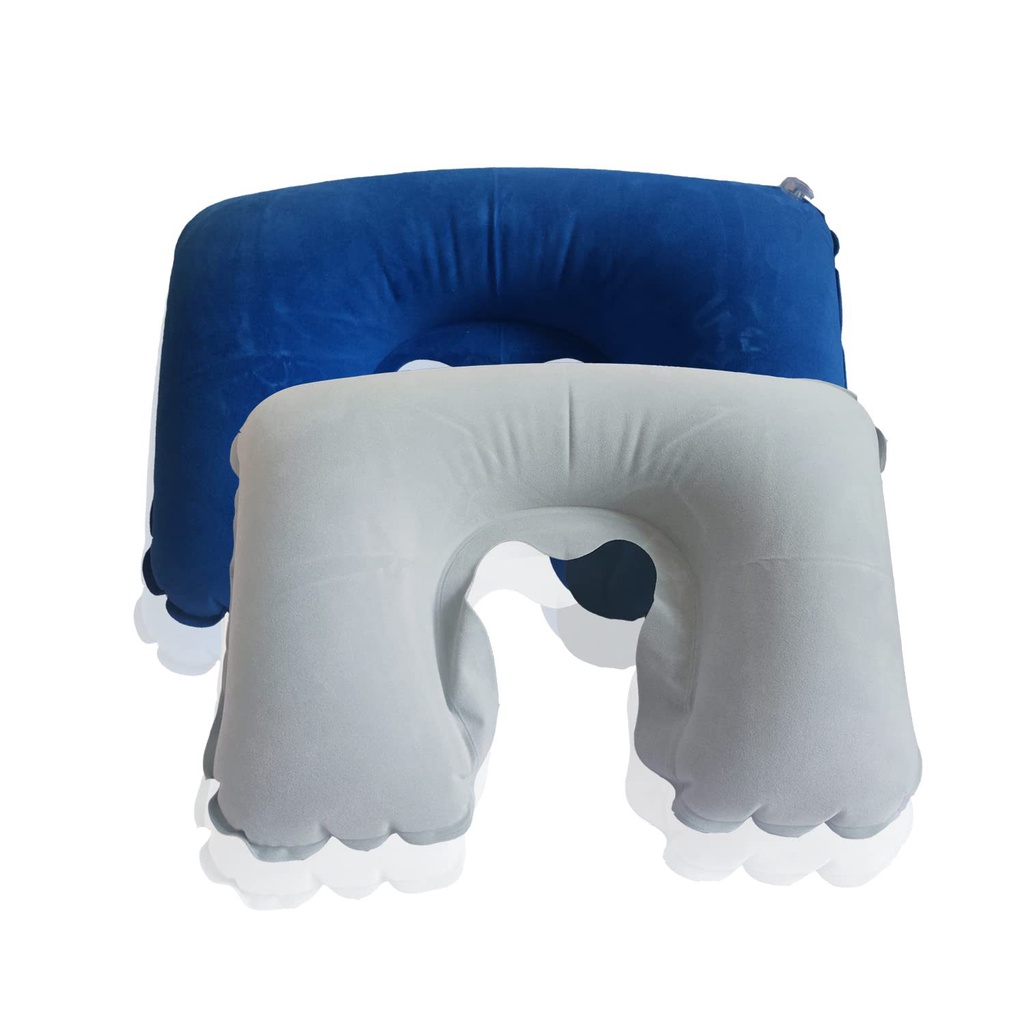 Bantal Travel Inflatable / Bantal Leher Praktis &amp; Nyaman digunakan - YOSINOGAWA