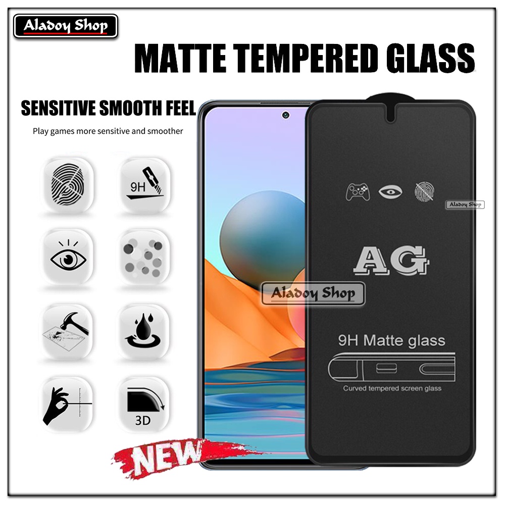 Xiaomi Redmi Note 10 Pro PAKET 2IN1 Tempered Glass Matte Anti Glare Full Layar dan Tempered Glass Kamera