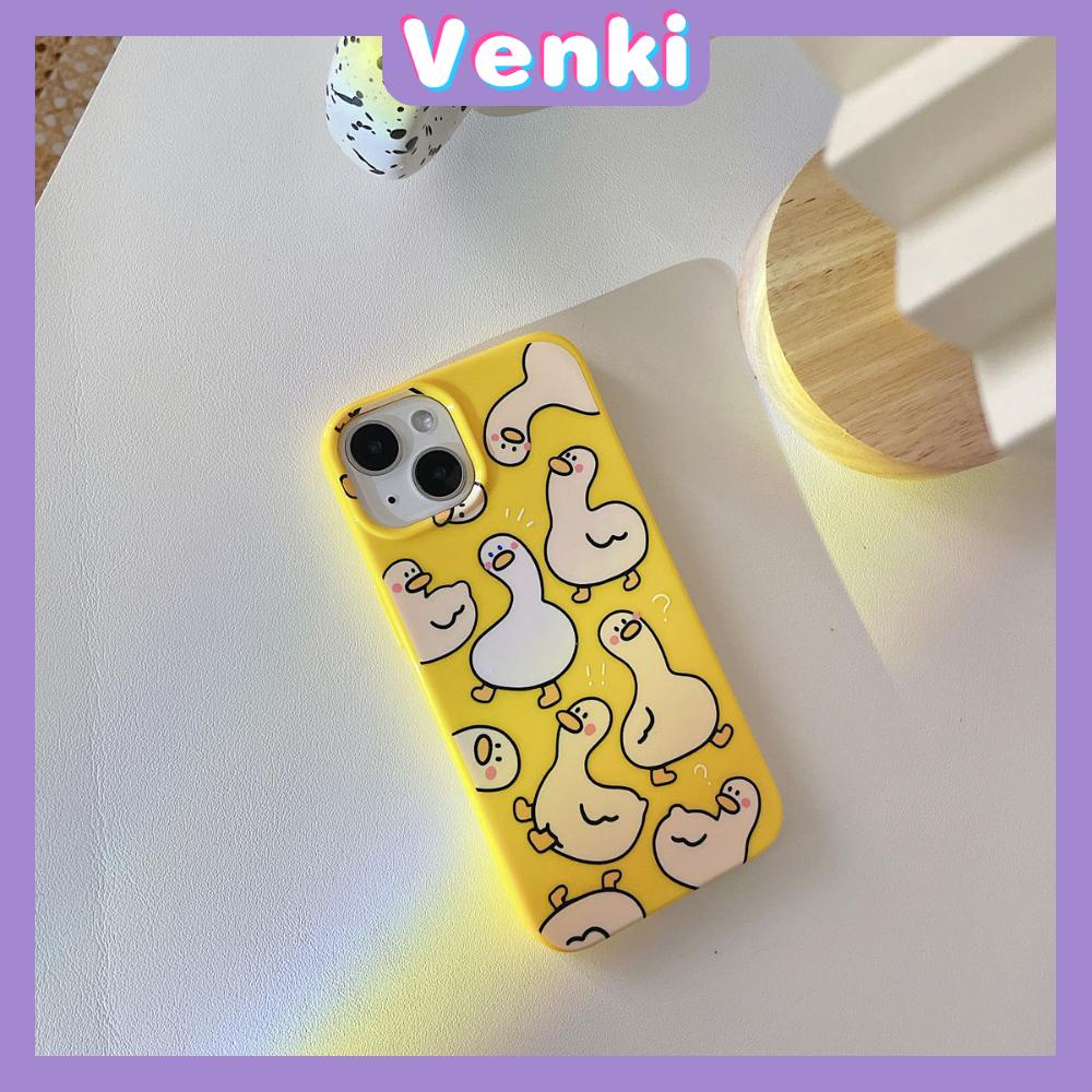 Case iPhone 14 Pro Max TPU Soft Case Cartoon Cute Duck Glossy Yellow Candy Case Camera Protection Shockproof For iPhone 14 13 12 11 Plus Pro Max 7 Plus X XR