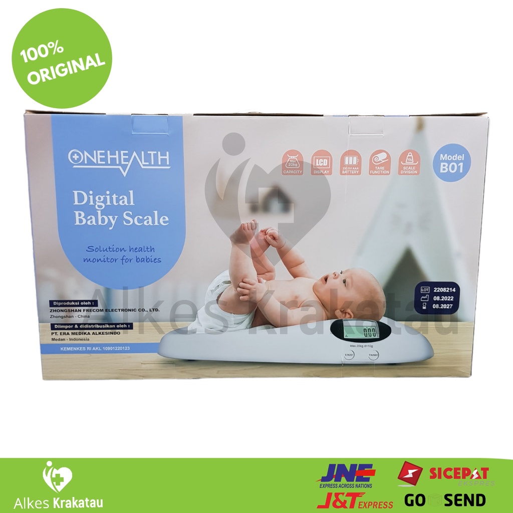 Jual Digital Baby Scale OneHealth B01 / Timbangan Bayi Digital One ...