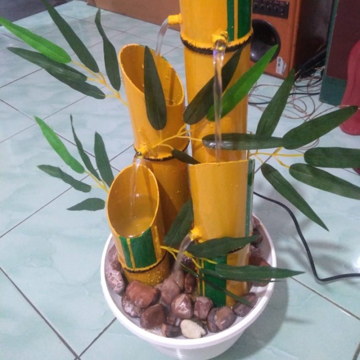 air mancur bambu air mancur replika bambu hiasan air mancur