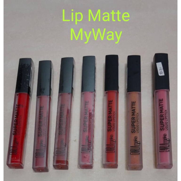 Carla Lipstik matte MY WAY  original 100%