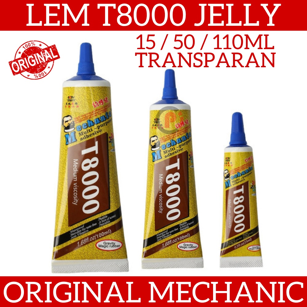 ORIGINAL MECHANIC T8000 Lem Jelly LCD Frame Super Lengket CLEAR BENING