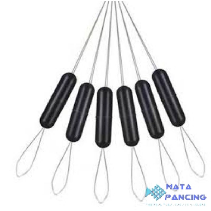 Stopper model SOSIS pancing untuk pembatas kail pancing dan pelampung di tengah senar stoper pancing isi 18pcs