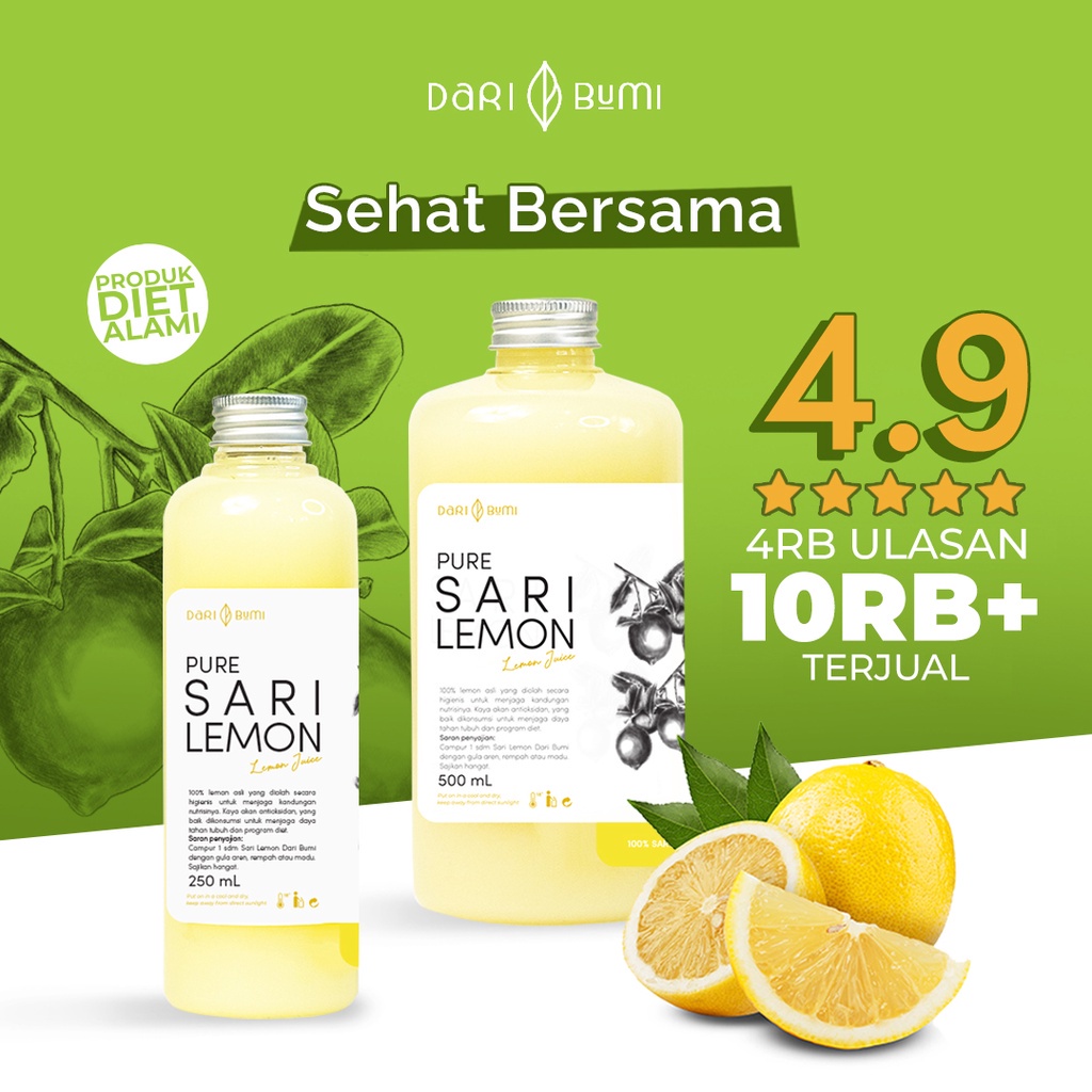 

Sari Lemon 500ml Minuman Diet Sehat Asli Original