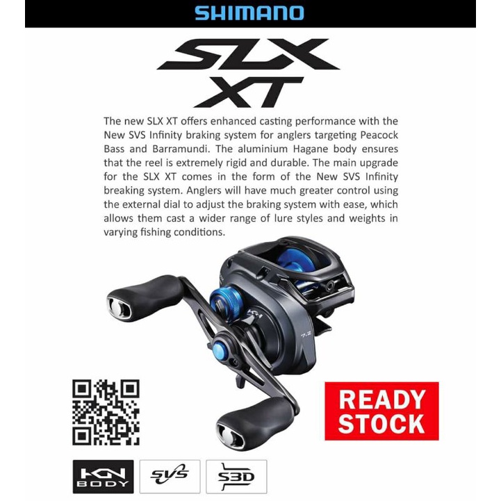 REEL BC SHIMANO SLX XT 19, 150HG,150XG,151HG, 151XG