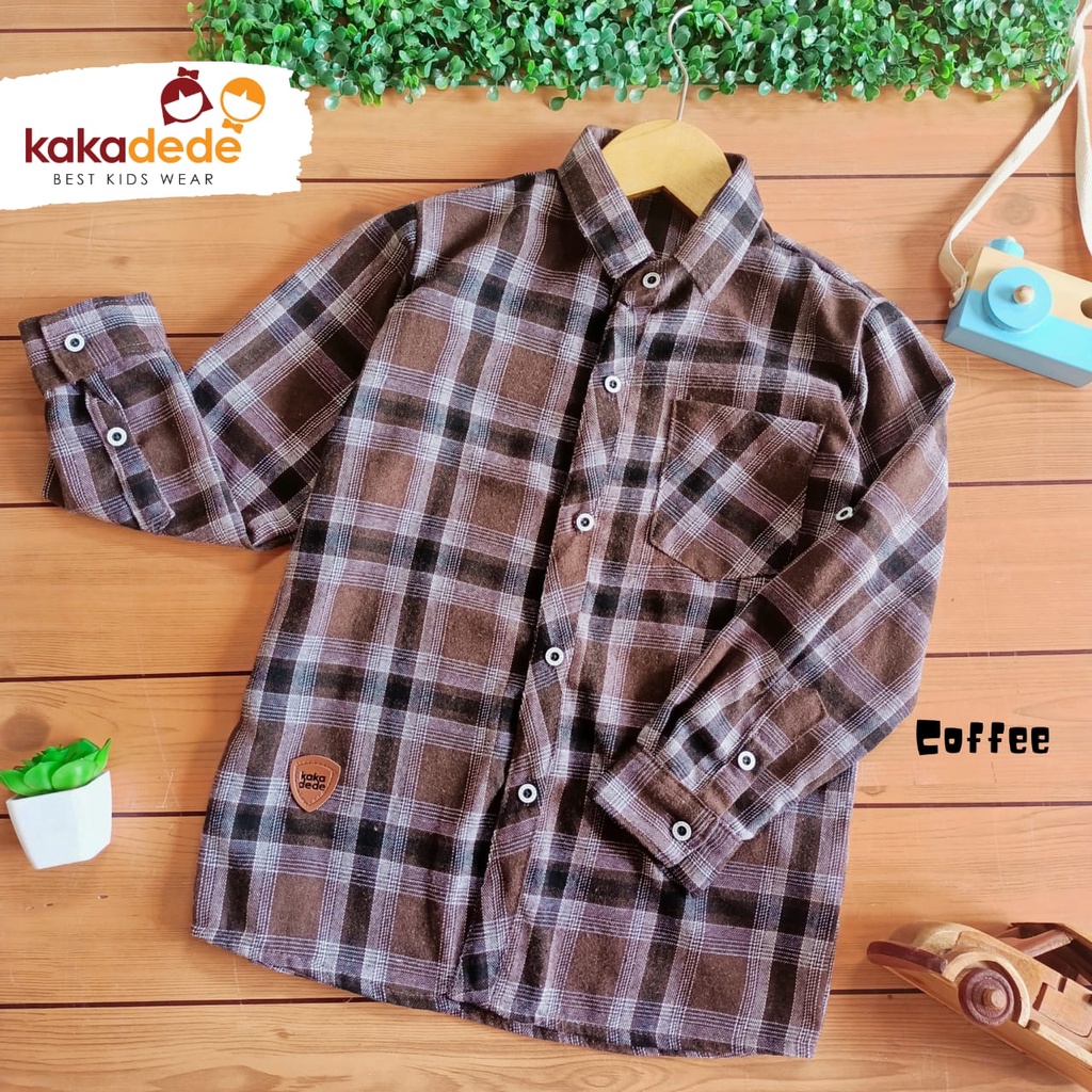 Pakaian anak laki-laki Kemeja Flanel By Kakadede