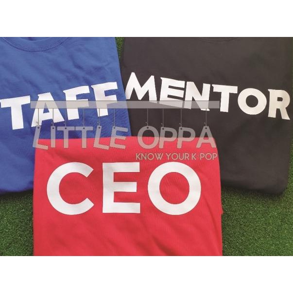 BAJU KAOS KPOP START UP SUZY SANDBOX CEO T-SHIRT - CEO (MERAH), S