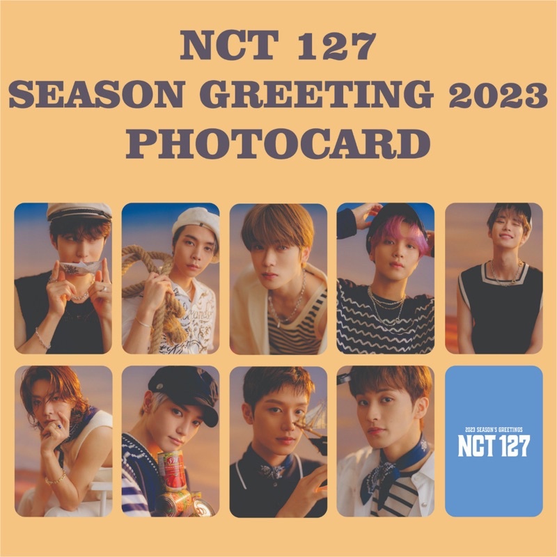 PHOTOCARD NCT 127 SEASON GREETING 2023