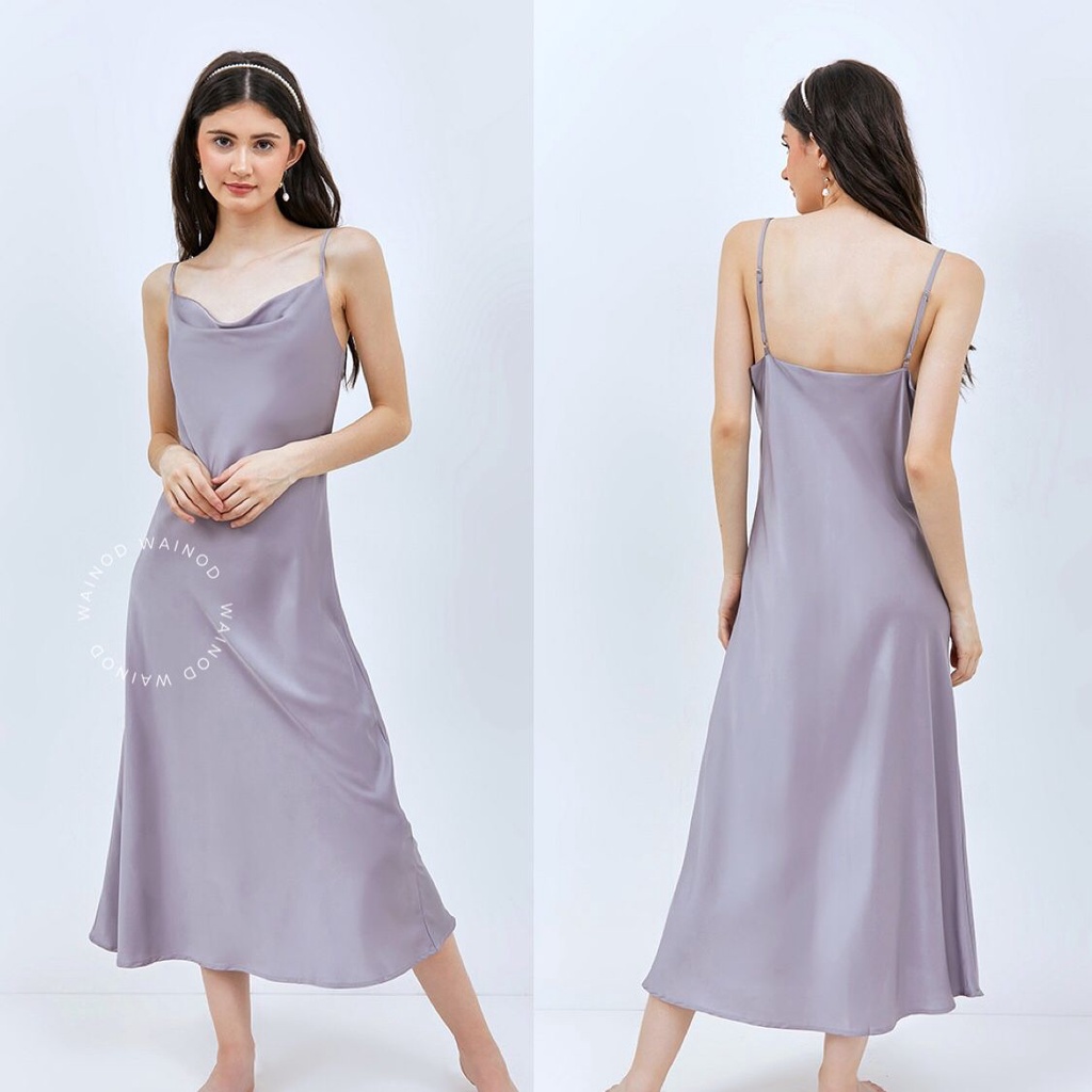 WAINODSHOP - JASMINE sexy lingerie dress satin size S - 2XL