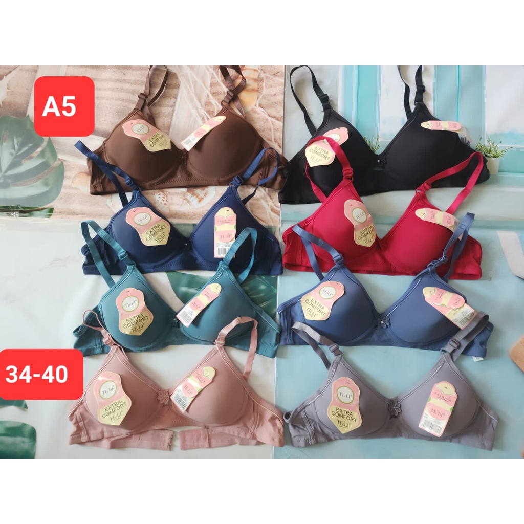 Bh Teli Original / Bra Push Up Tanpa Kawat A5