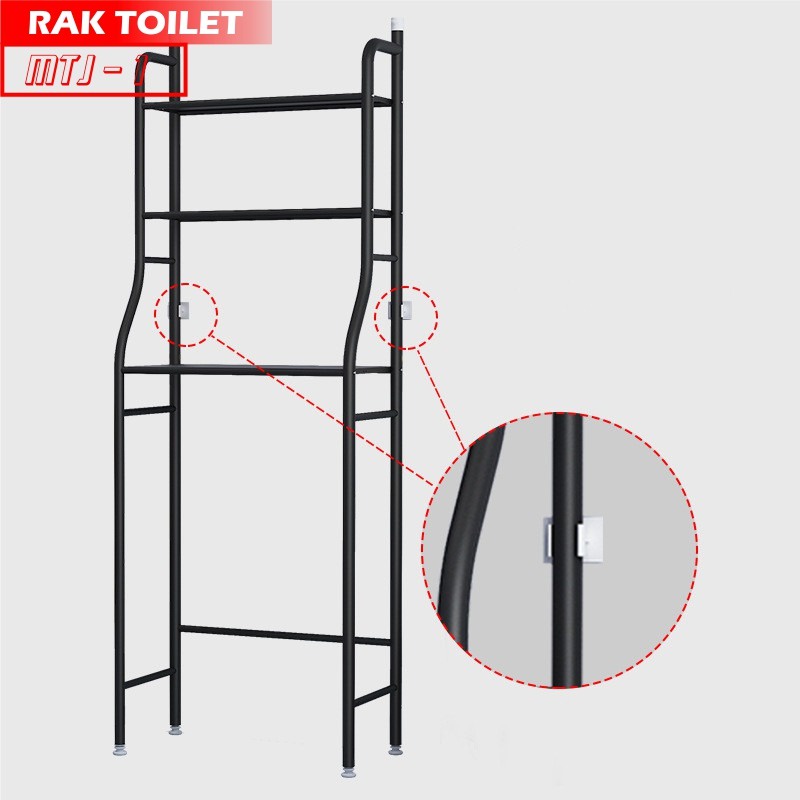 PROMO Rak Kamar Mandi Mtj1 Rak Sabun Rak Toilet Organizer Storage Rack Multifungsi TERMURAH