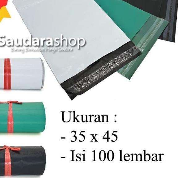 

Polymailer Ekonomis 35x45 (100pcs) / Plastik Packing Online 35x 45 - HijauTua(dof)