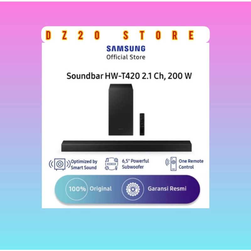 HW-T420 SOUNDBAR SAMSUNG 2.1CH Wired Subwoofer