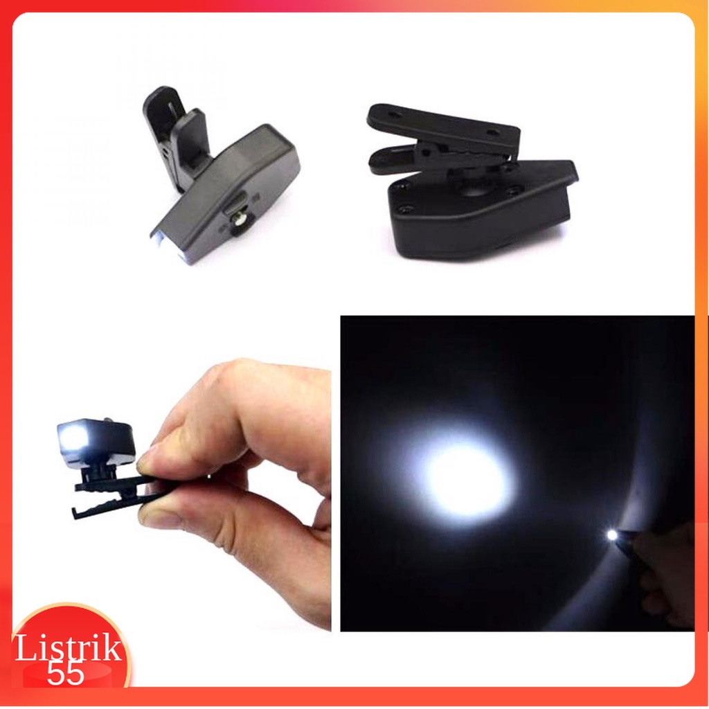 TaffLED Lampu Baca LED Klip Kacamata Glasses Light 1 PCS - ZMD00165