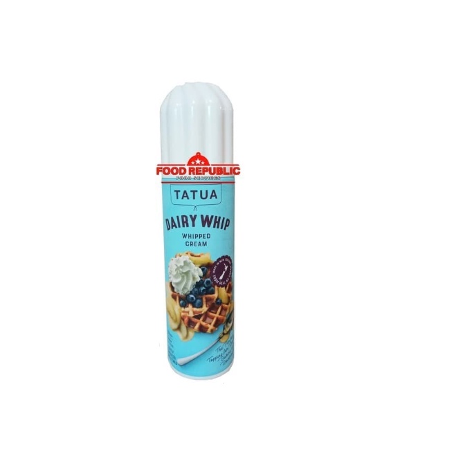 Jual TATUA WHIPPING CREAM AEROSOL 250 GR DAIRY WHIP CREAM HALAL