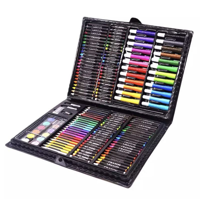 

RXPKU PENSIL WARNA 1 SET CRAYON COLOURING SET 150 PCS ART