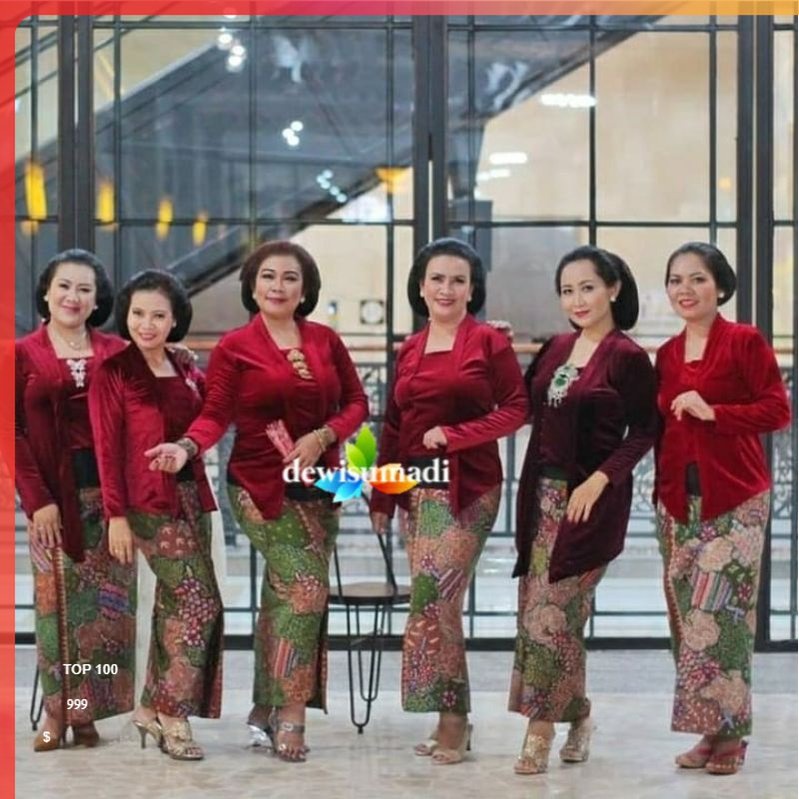 Kebaya Bludru Kutubaru Kebaya Bludru