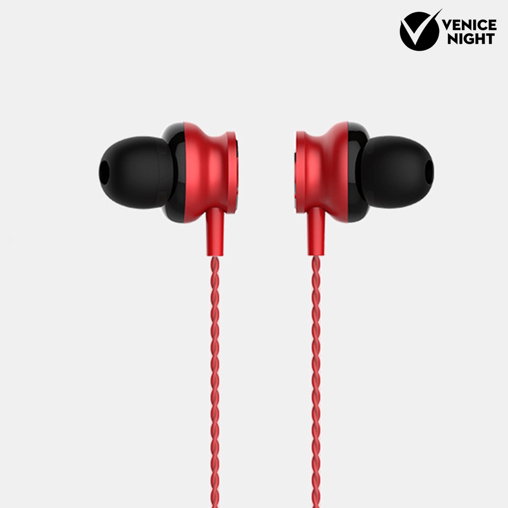 (VNEP) (Berkabel) Universal Heavy Bass In-ear Earphone Noise Reduction Earbud dengan Mic