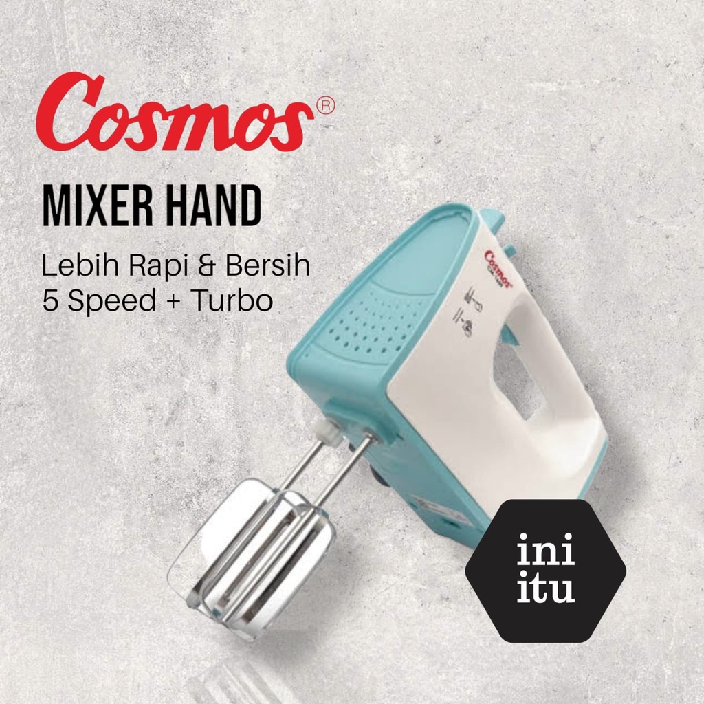 [ Cosmos ] Hand Mixer / Mixer Cosmos 1579 - FREE wadah penyimpanan!