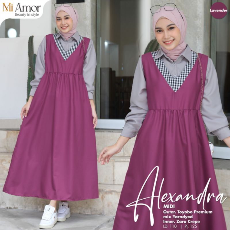 ALEXANDRA ONE SET MIDI ORI MI AMOR • Setelan inner+outer