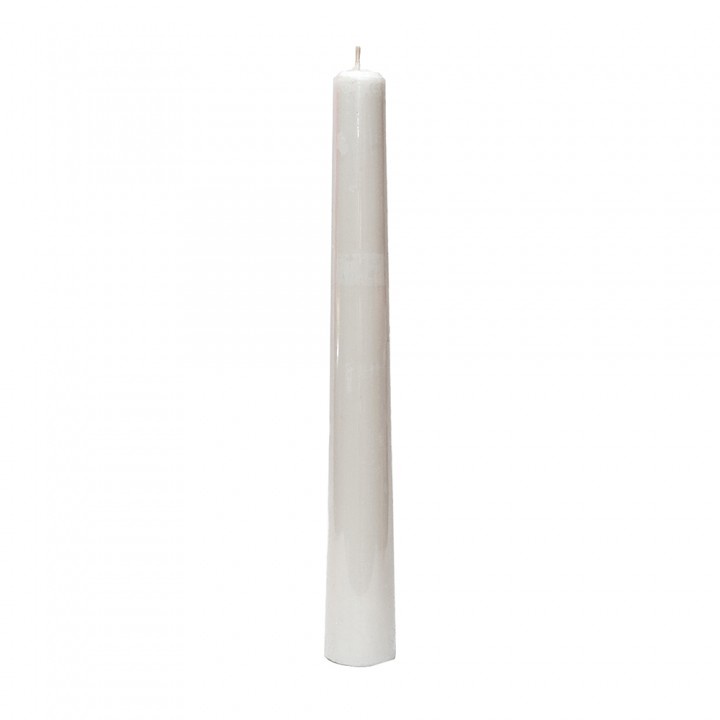 LILIN ALTAR POLOS DBL JUMBO ( UK. 50 X 6CM ) LILIN MISA ALTAR GEREJA ROHANI LILIN PUTIH POLOS