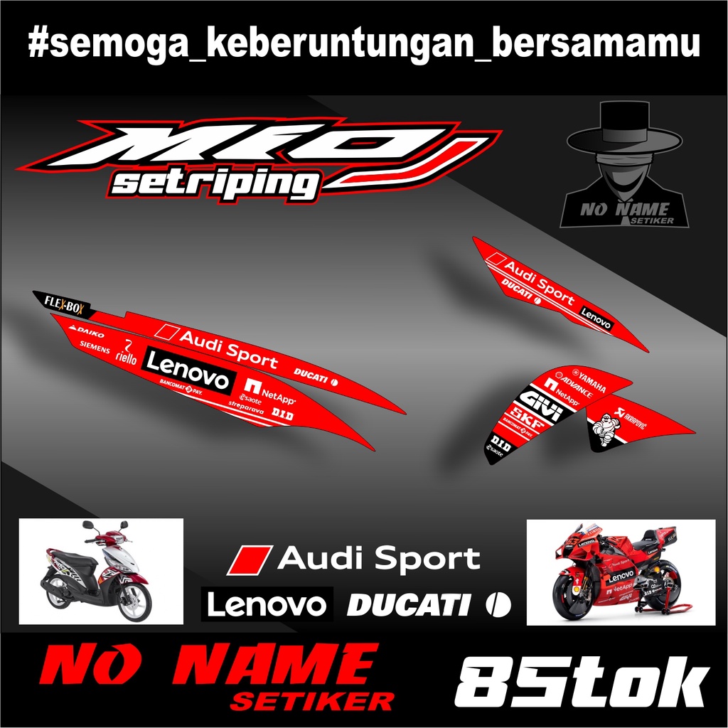 Striping Mio J Variasi (85tok) Stiker variasi sticker list