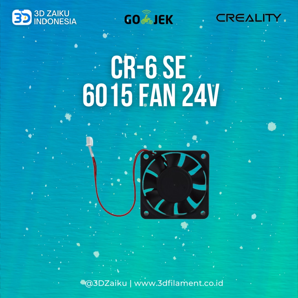 Original Creality CR-6 SE 3D Printer 6015 Fan 24V