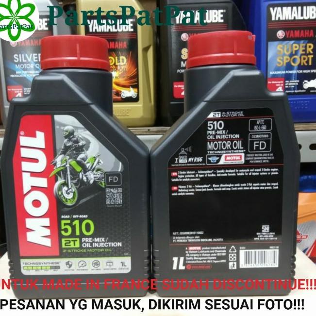 OLI OIL SAMPING MOTUL 510 1LT 2T MADE IN FRANCE MOTUL 2TAK 510 1LT