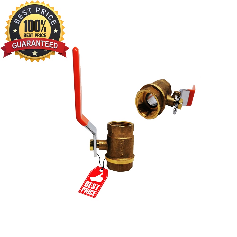 Ball Valve Shisuka Brass 1/2 - 3/4 - 1 Inch Kuningan