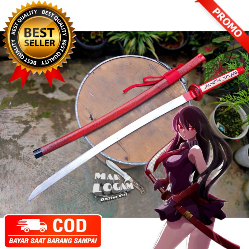 Hobi dan koleksi Cosplay anime!!! KATANA MURASAME TEIGU Anime Akame Ga Kill