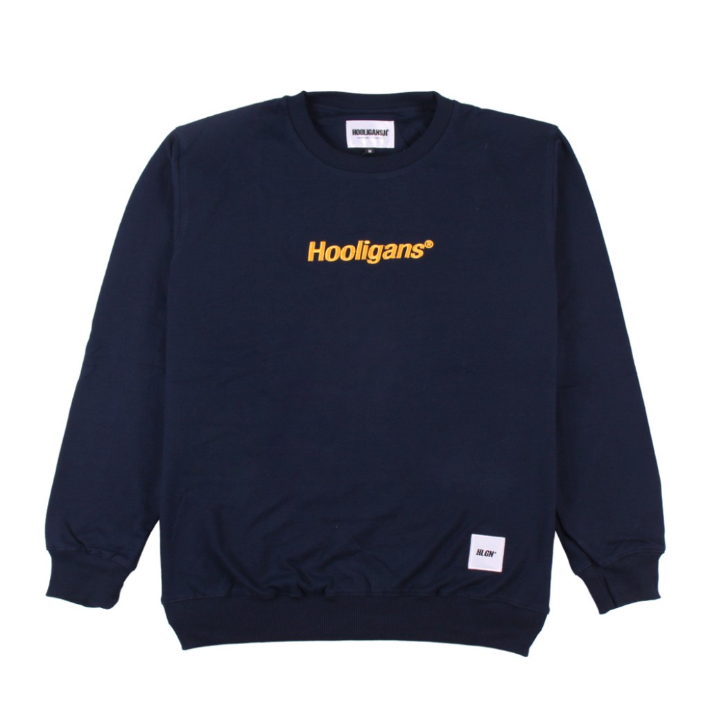 HOOLIGANS Sweater Crewneck Analogue - Navy