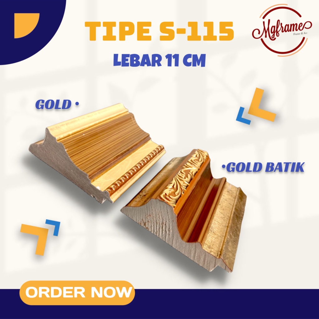 Batangan PIGURA 11cm //BATANGAN ECER//LIS PLAVON// LIS PVC //LIS PROFIL/1meter