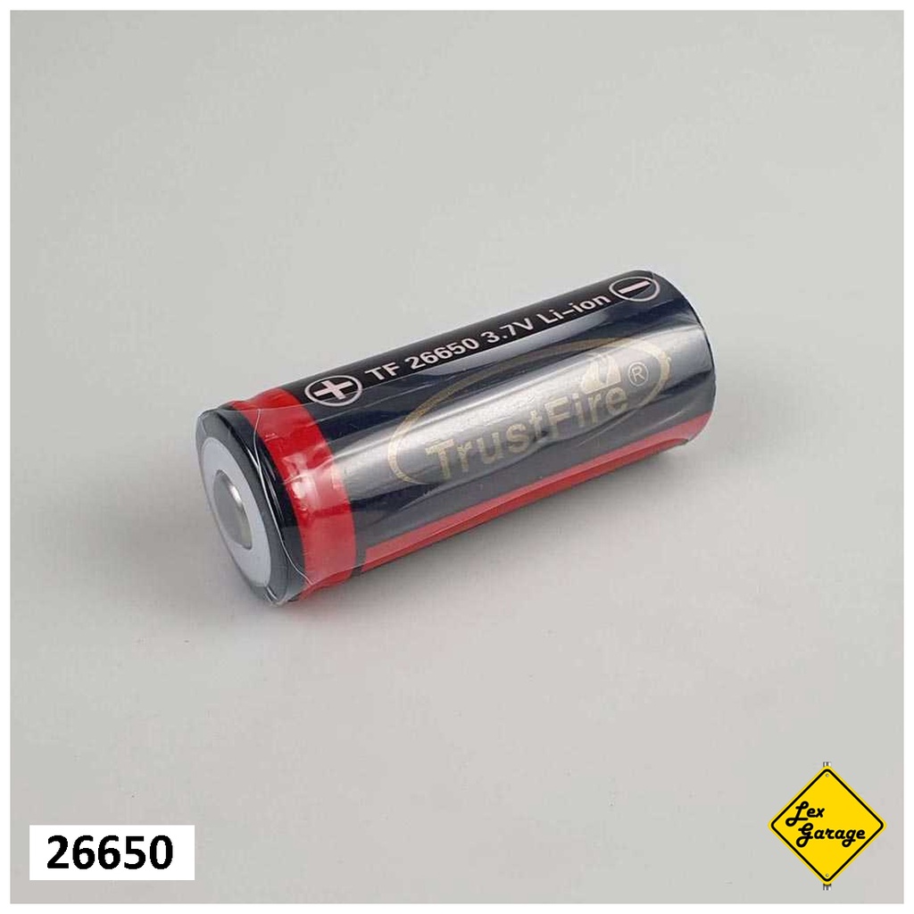 YC22 Baterai Batre 18650 26650 Senter Lithium ion Rechargeable Battery