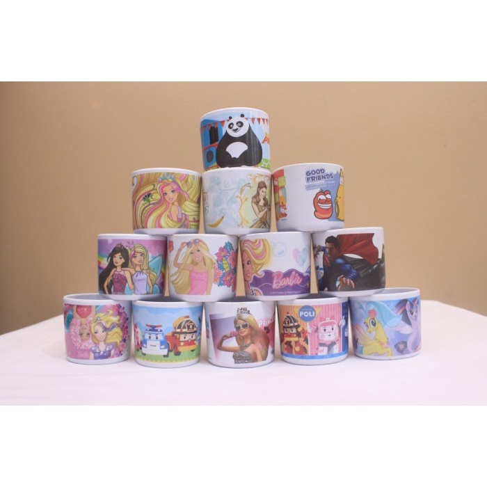 MUG Melamin Cangkir Anak Karakter - 240ML - Kartun