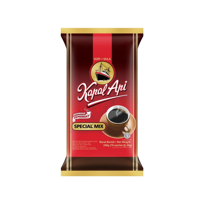 

KAPAL API Kopi Bubuk Special Mix Sachet 10 x 24gr