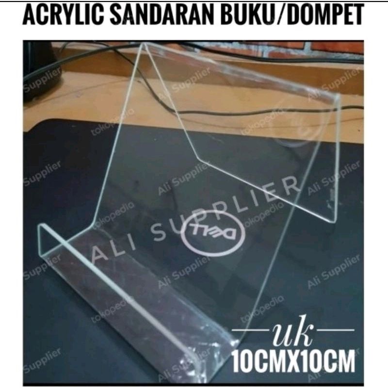 AKRILIK SANDARAN BUKU / AGENDA / SANDARAN DOMPET / ACRYLIC DISPLAY / PAJANGAN AKRILIK