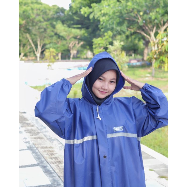 RAINCOAT,JAS HUJAN GAMIS SYAR'I TERMURAH,BAHAN TEBAL