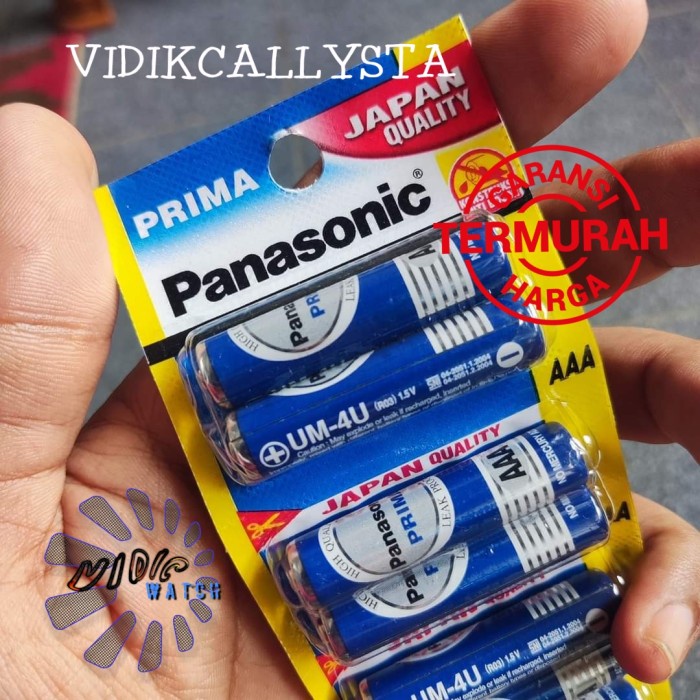 Batu Battery Batrei A2 A3 AA AAA 1.5v Isi 2 Asli PRIMA