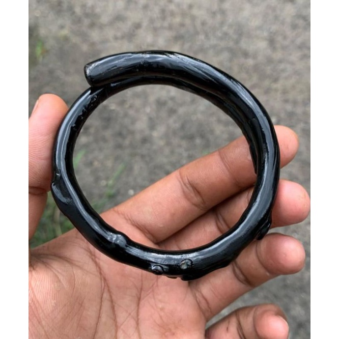Gelang akar Bahar hitam kuat dan lentur asli 100%