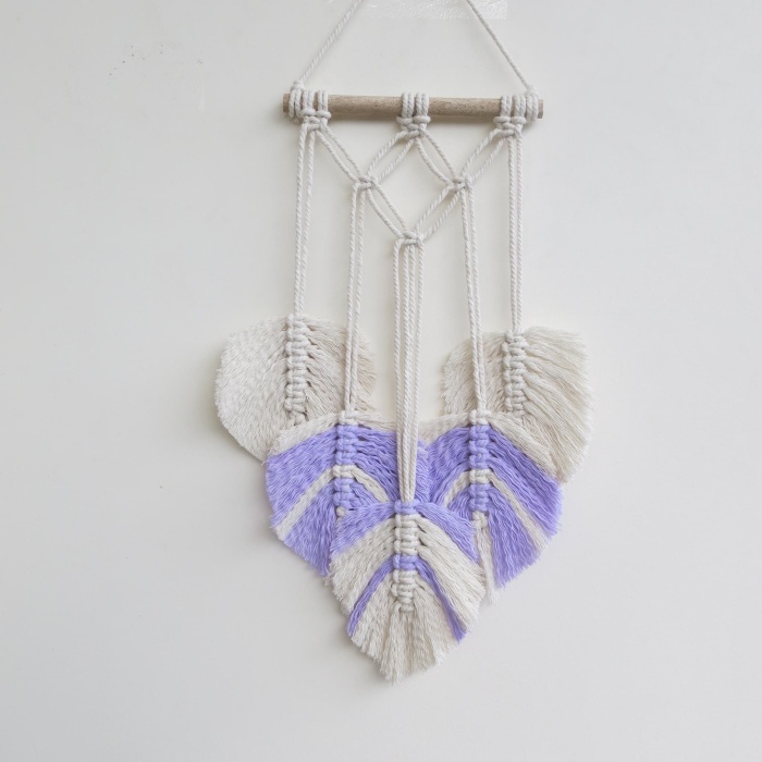 MACRAME HIASAN DINDING WALL HANGING DEKORASI KAMAR CUSTOM WARNA