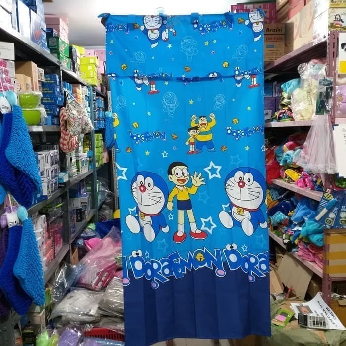 Gorden Gorden Pintu / Hordeng Pintu Bunga Bisa Jendela Motif Bunga Saby Pink