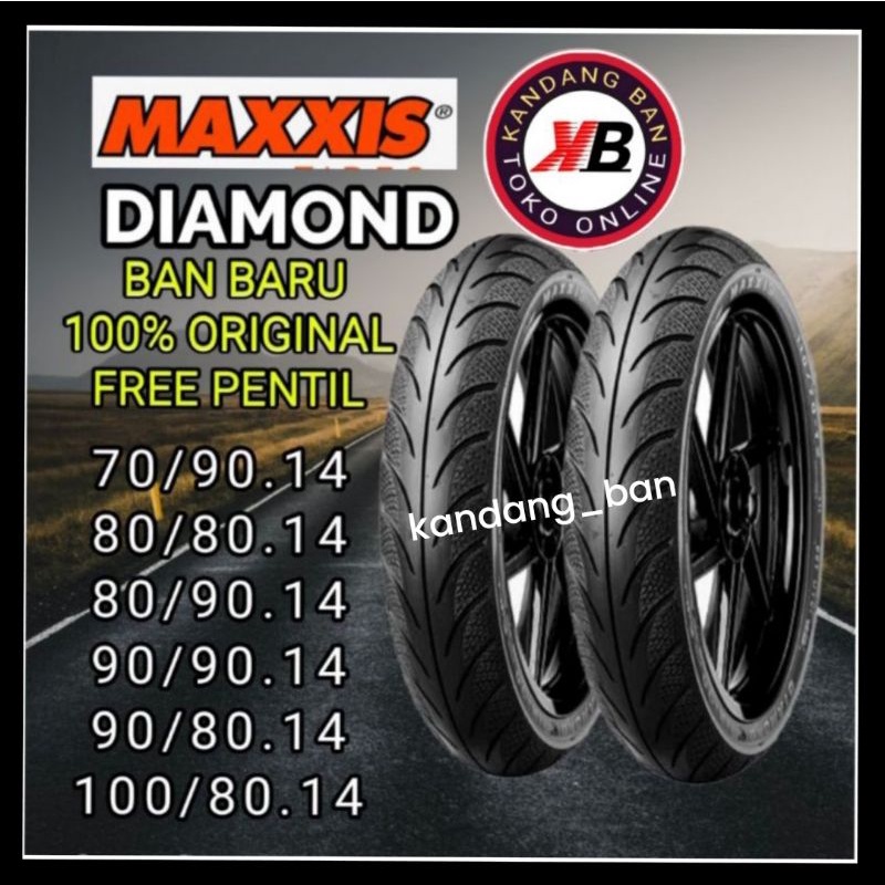 BAN TUBLES MATIC MAXXIS DIAMOND MA-3DN (70/90.14) (80/80.14) (80/90.14) (90/80.14) (100/80.14)