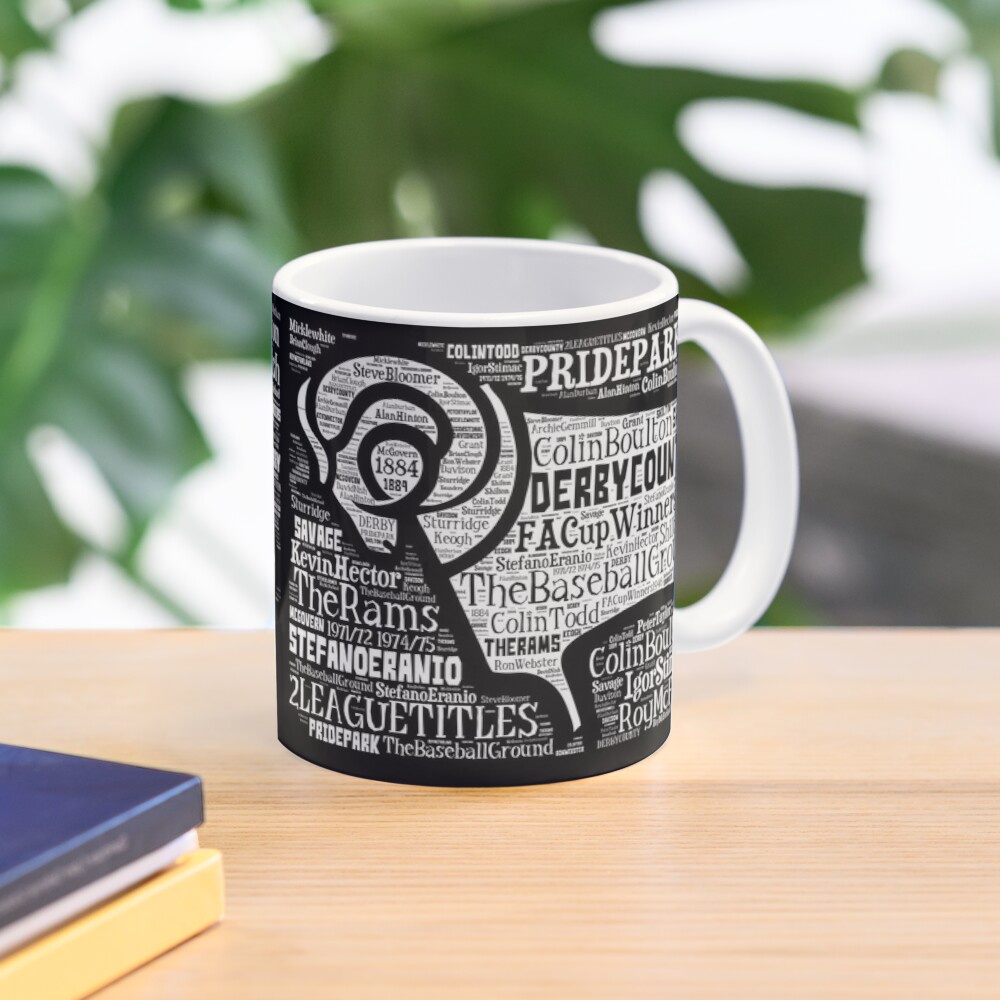 Derby County Club Crest Coffee Mug