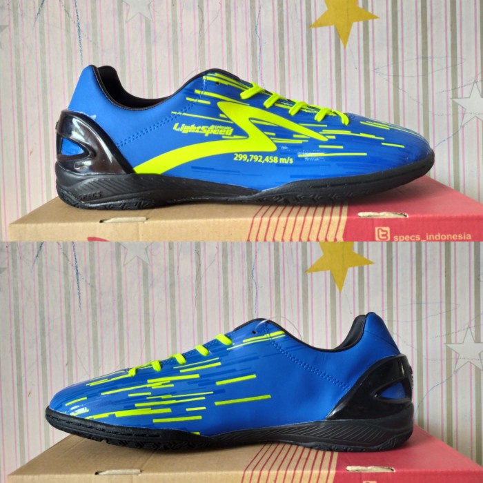 Sepatu futsal specs accelerator infinity solar slime 400682 original - Biru, 44