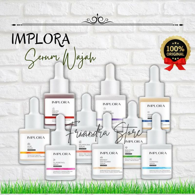 IMPLORA SERUM WAJAH / SERUM WAJAH IMPLORA ORI / SERUM WAJAH AMPUH