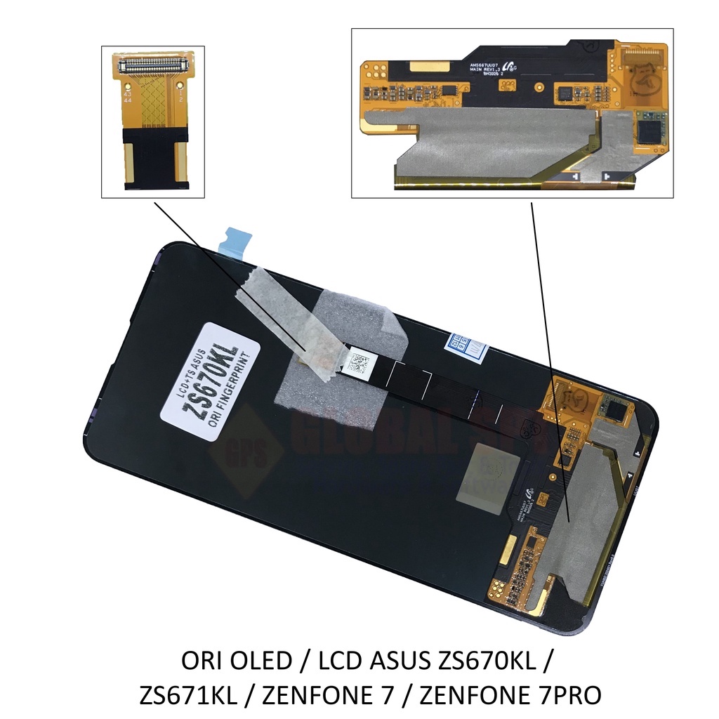 ORI OLED / LCD TOUCHSCREEN ASUS ZS670KL / ZS671KL / ZENFONE 7 / ZENFONE 7PRO