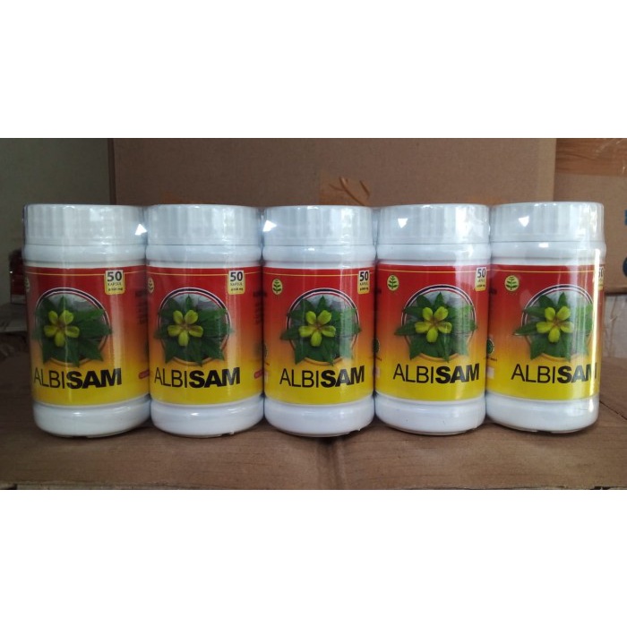 Obat Herbal Asam Urat Pegal Linu Herbal Albisam isi 50 kapsul